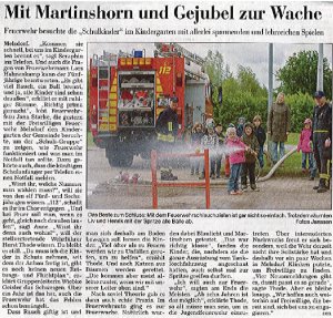 Artikel von Sven Janssen aus den Kieler Nachrichten vom 24.05.2013