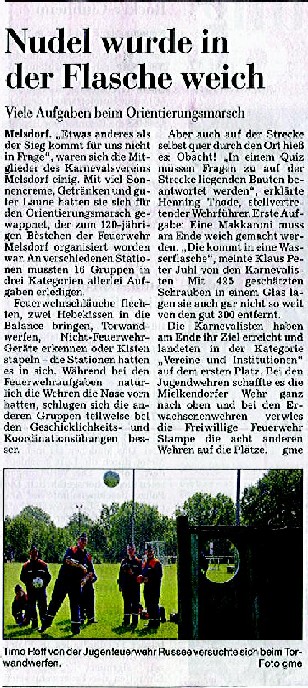 Artikel von Gunda Meyer aus den Kieler Nachrichten vom 10.06.2014